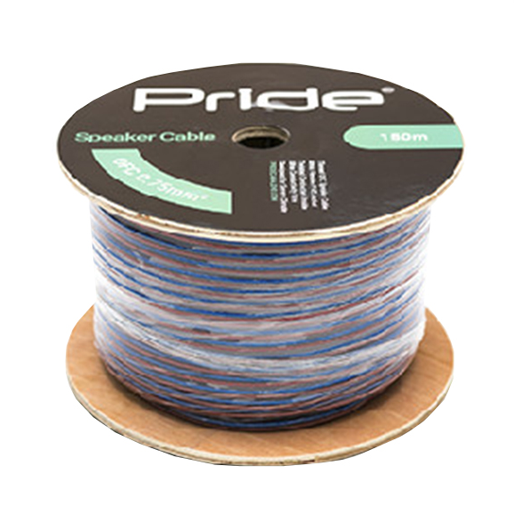 Акустический кабель Pride 2х0,75мм Red/Blue (1б-150 м)(1м) - фото