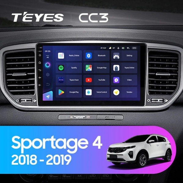 ШГУ Teyes CC3 6/128 GB Kia Sportage 4 QL 2018-2020 - фото