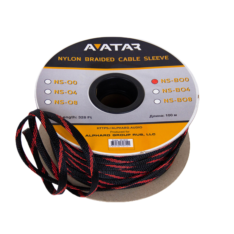 Защитная кабельная оплетка AVATAR NS-BO0(1б-100м) - фото