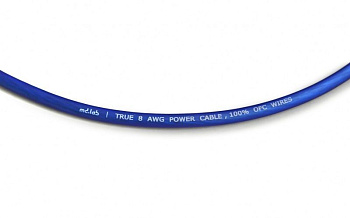Силовой кабель MD.Lab MDC-PCC-8BL Blue (1б-50м)(1м)